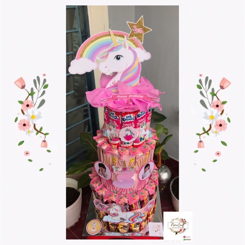 

SNACK TOWER UNICORN 3 tingkat 120k!!