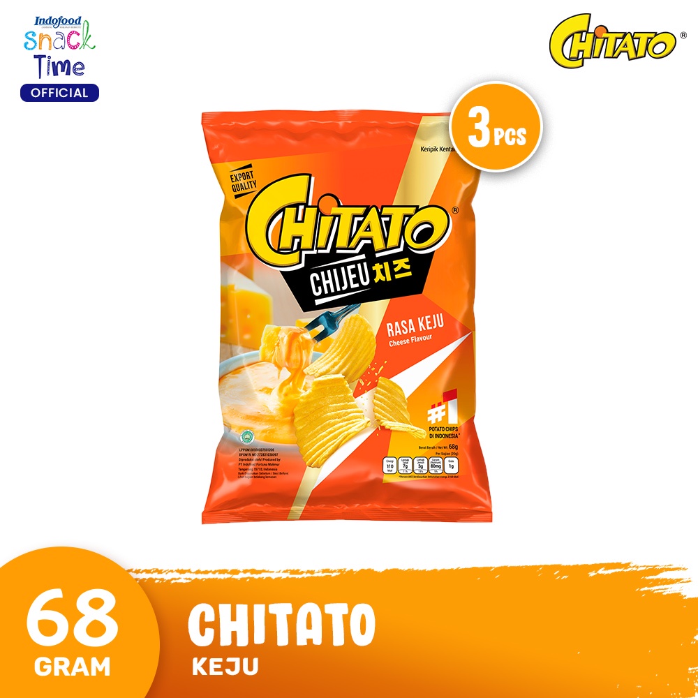 

Chitato Keju 68 Gr - 3 Pcs