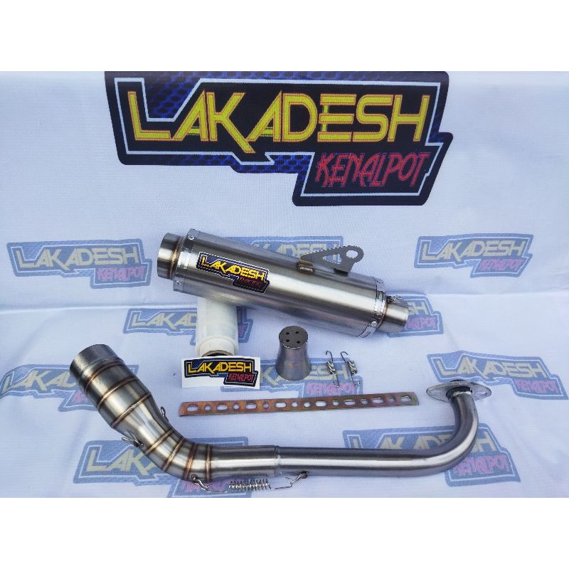 KNALPOT LAKADESH FFA (INLET 50) BEAT MIO VARIO AEROX SCOOPY NMAX PCX LEXI ADV GENIO FREEGO XRIDE DLL