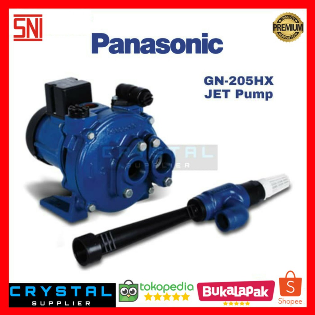 JET PUMP PANASONIC GN-205HX / GN 205 HX Pompa Sumur Dalam Non Auto