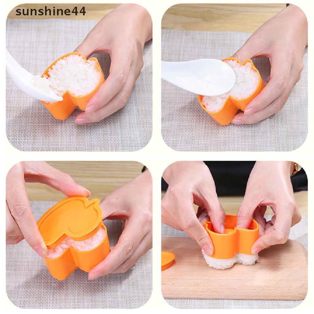 Sunshine Cetakan Emboss Roti / Biskuit / Kue / Sandwich Bentuk Bebek DIY