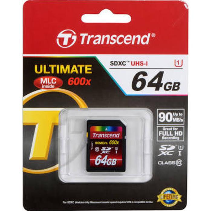 Transcend Ultimate 64Gb Full Hd Class 10