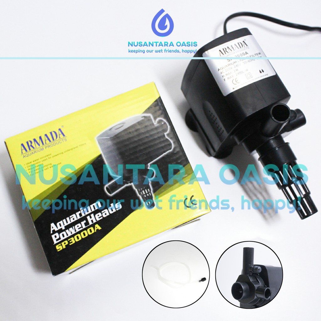 POMPA AIR CELUP AQUARIUM ARMADA SP 3000A SUBMERSIBLE PUMP