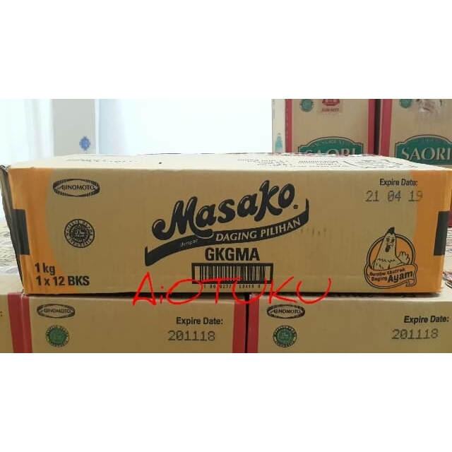 

Ready- Bumbu Kaldu & Penyedap Rasa Ajinomoto Horeka Masako Ayam 1 Kg