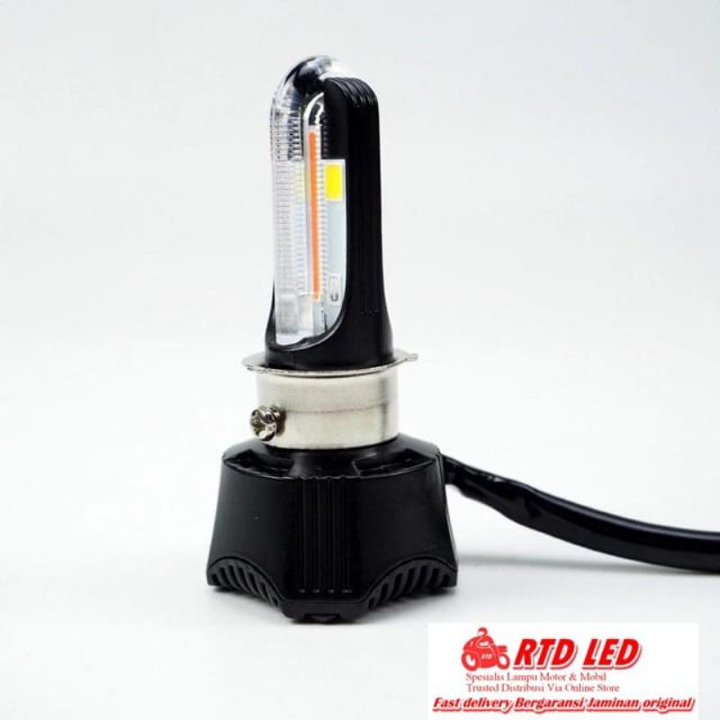 Lampu 4 Sisi M02K AC DC + Senja Biru &amp; Merah RTD Rayton