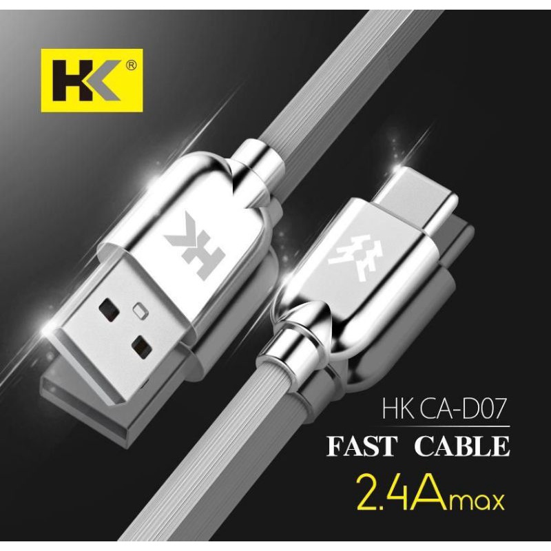 Jual Kabel Data Hk D07 Micro Usb Fast D7 Hk Original Indonesia|Shopee  Indonesia