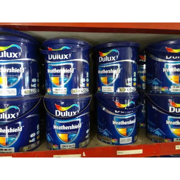 Dulux Weather Shield Pro WS PRO / Dulux Cat Eksterior Warna Standar Cream Abu  2,5 liter