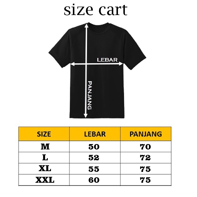 Baju Kaos Pria Jumbo Vacation Tshirt Bigsize XL XXL Distro DTF