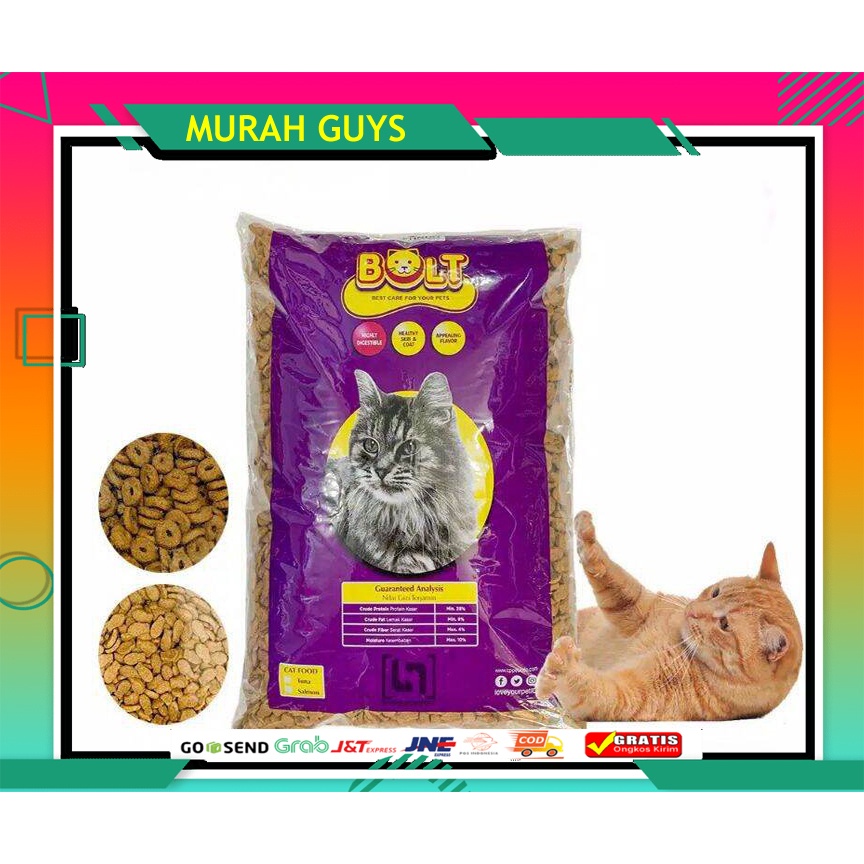 Makanan Kucing Bolt Tuna 1kg Cat Food