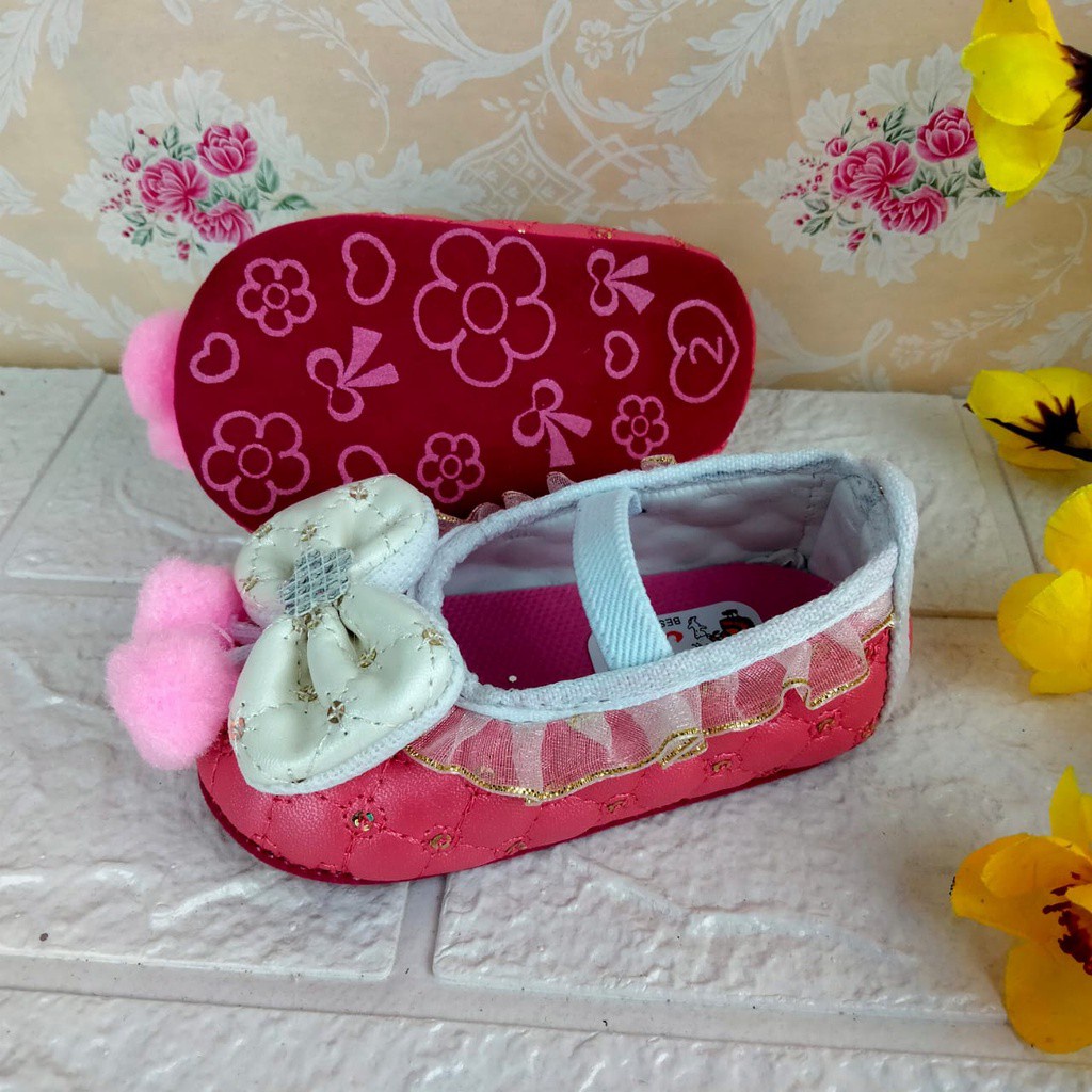 [TAMAN SEPATUKU] SEPATU TRENDY MURAH PREWALKER ANAK PEREMPUAN 0-12 BULAN FPX15