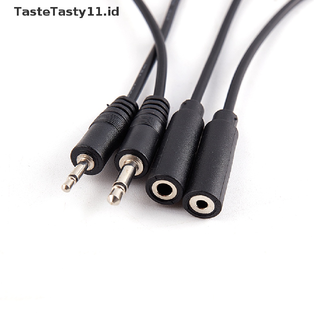 【TasteTasty】 2.5mm 3.5mm Mono Connector Cable Plug 2pin Extension Wire DIY Audio Cable .