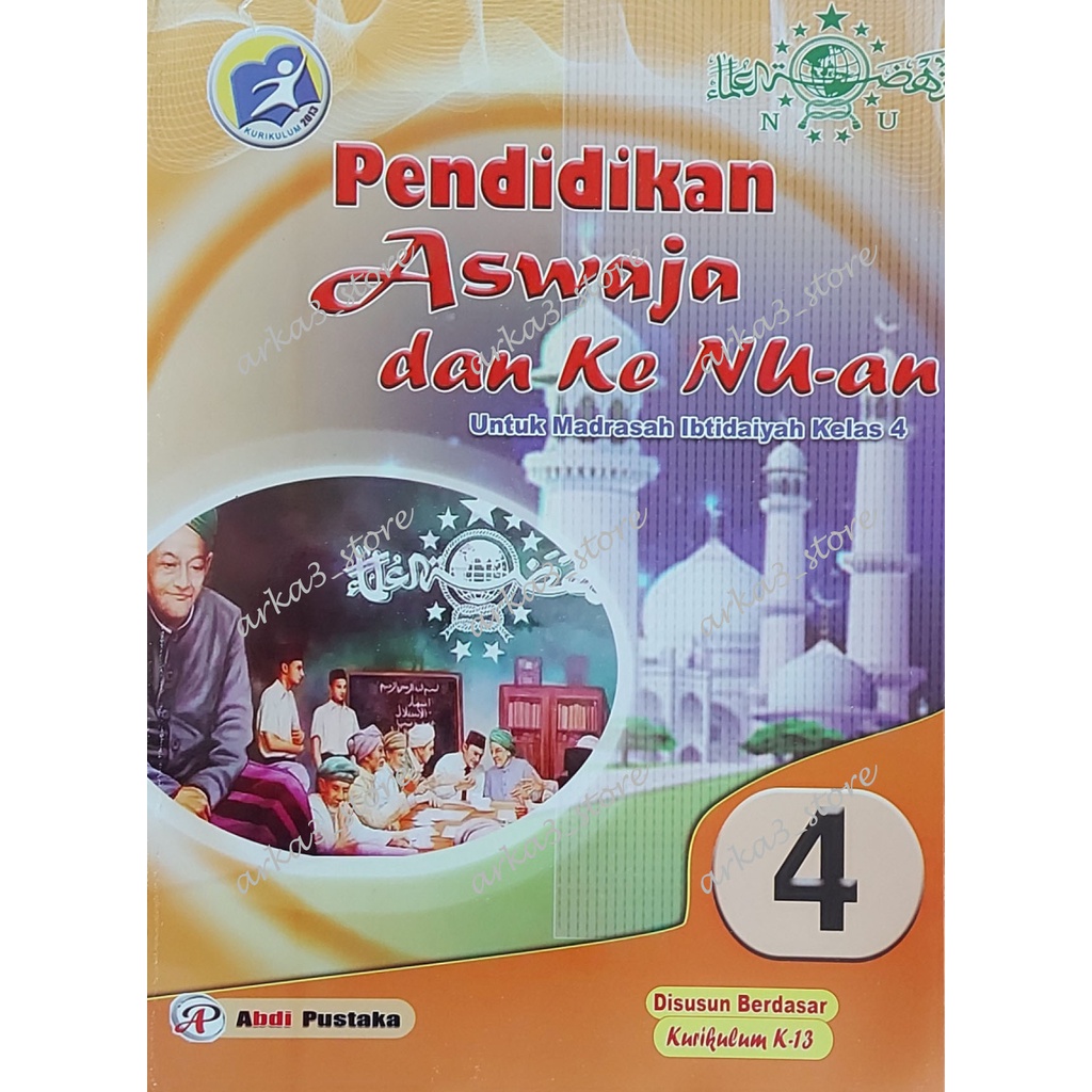 Buku Aswaja dan Ke NU-an  SDI/MI Kls 4 Semester 1 dan 2