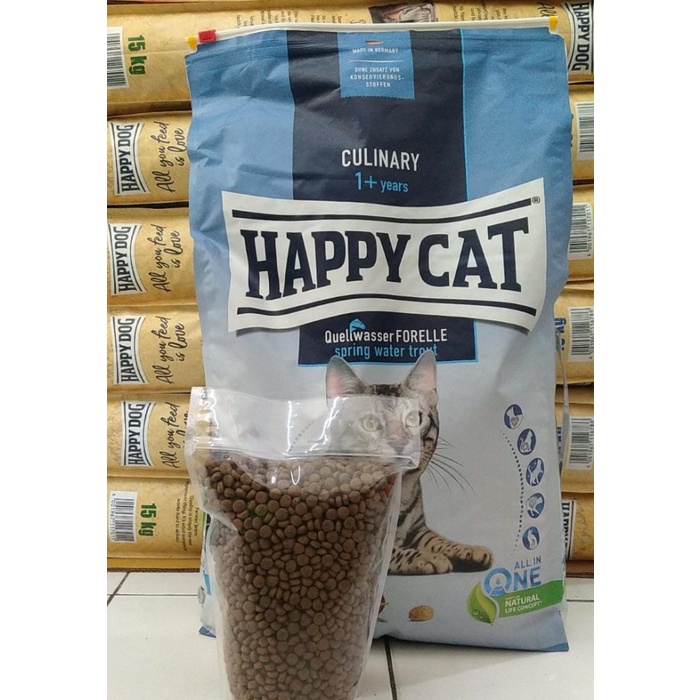 

Happy cat culinary springwater trout 1kg (repack) - BARU