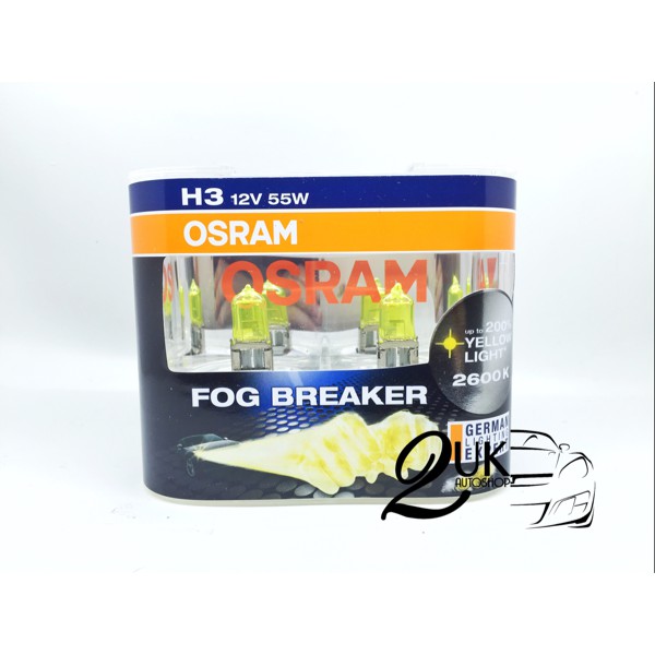 Lampu Bohlam Mobil OSRAM FOGBREAKER / FOG BREAKER / FBR / FOGLAMP H3