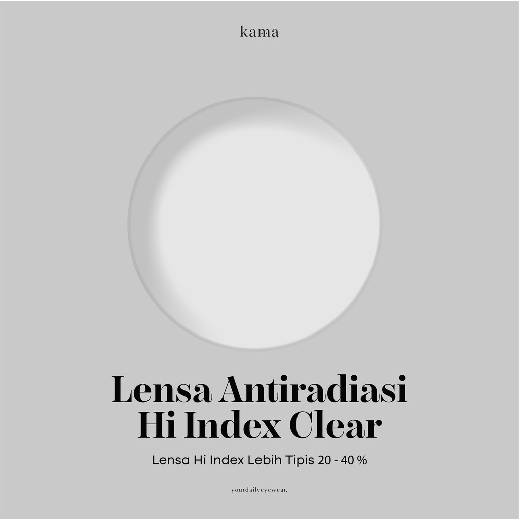 LENSA ANTIRADIASI CLEAR HI AR