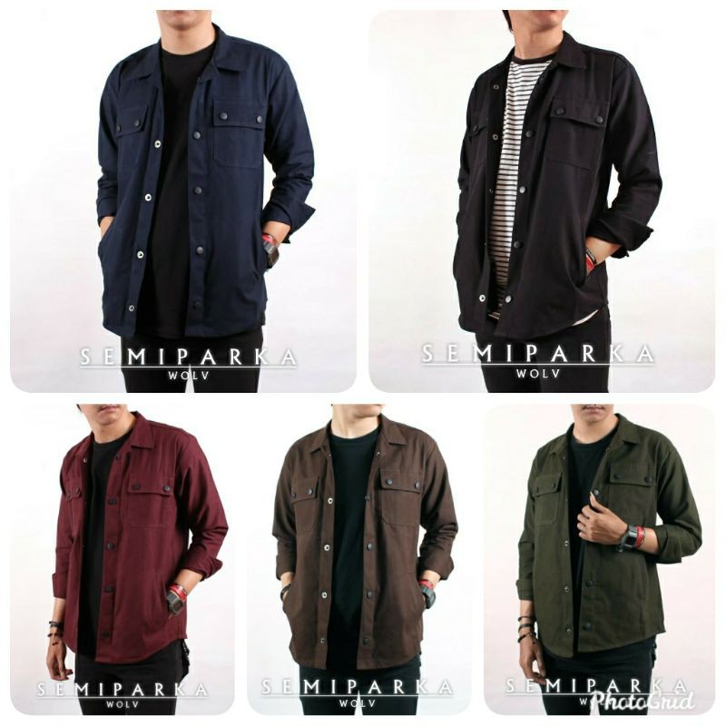 KEMEJA SEMI PARKA | JAKET SEMI PARKA | SEMI PARKA  | SEMIPARKA