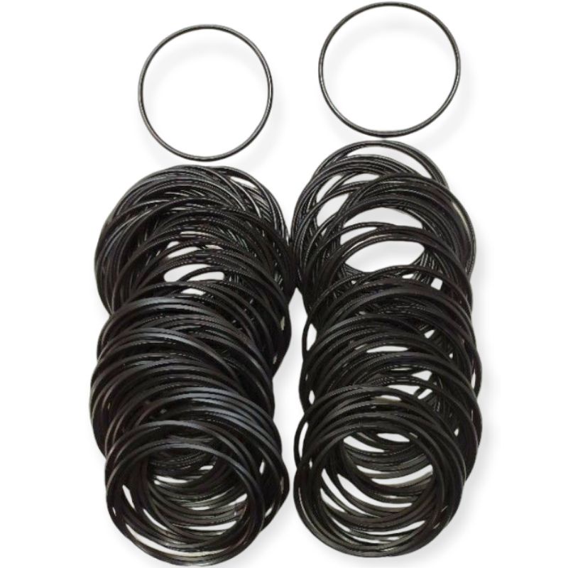 Gelang Karet Hitam isi 144 pcs