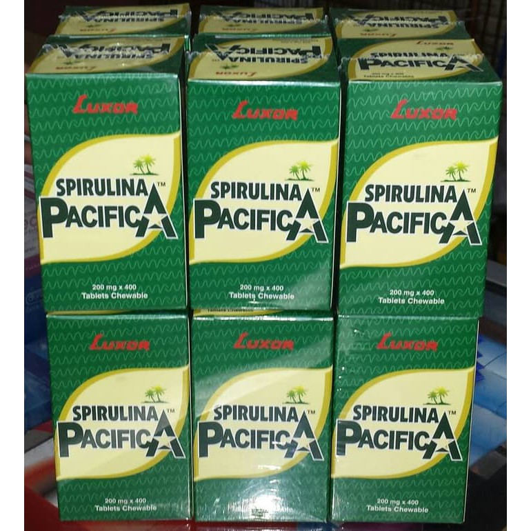DISKON -  Luxor Spirulina Pacifica 400 Tablet Asli Murah.