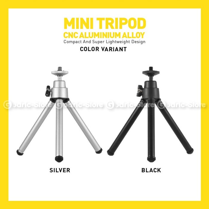 Mini Tripod Alloy HP 2-Section with Holder U Universal Smartphone