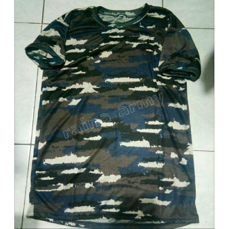 Koas Loreng TNI AU Bahan Dryfit Dry Fit # Kaos Dryfit Loreng Lebanon