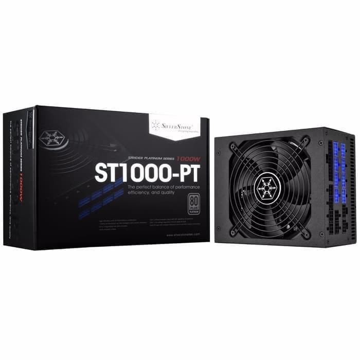 SilverStone ST1000-PT 1000W Power Supply 80 PLUS Platinum Full Modular ATX Silver