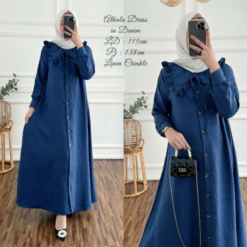 ATHALA DRESS MAXY CRINGKEL AIRFLOW