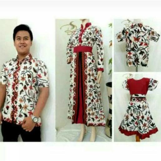 Best Seller Couple Rnb Lilit Anggita Batik Prodo / Prada Sarimbit Hijab Kondangan Exclusive Ramadhan