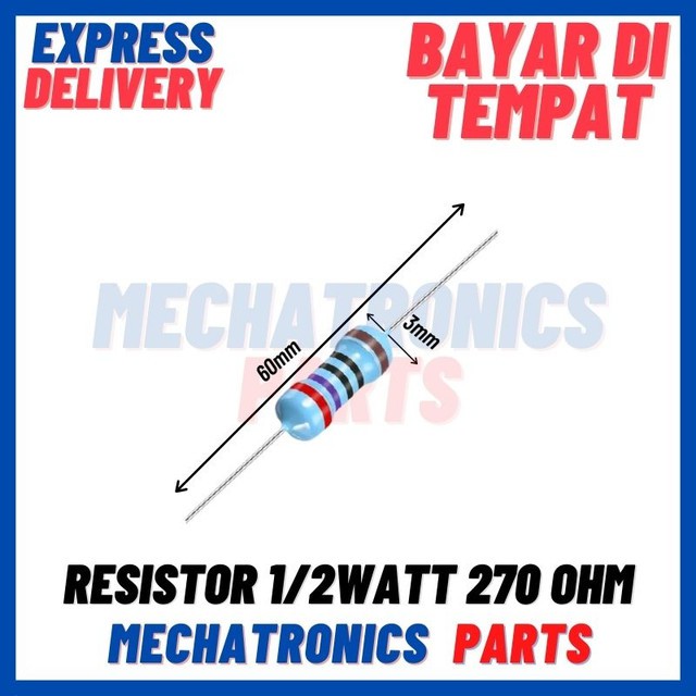 [PAS-9471] RESISTOR 1/2WATT 270OHM