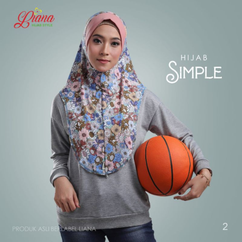 ORIGINAL LIANA Jilbab Khimar Instan Liana Hijab Simple