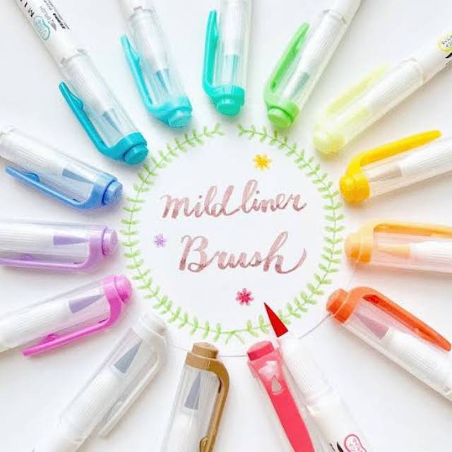 

Zebra Mildliner Double Sided Highlighter Brush - Brush / Extra Fine