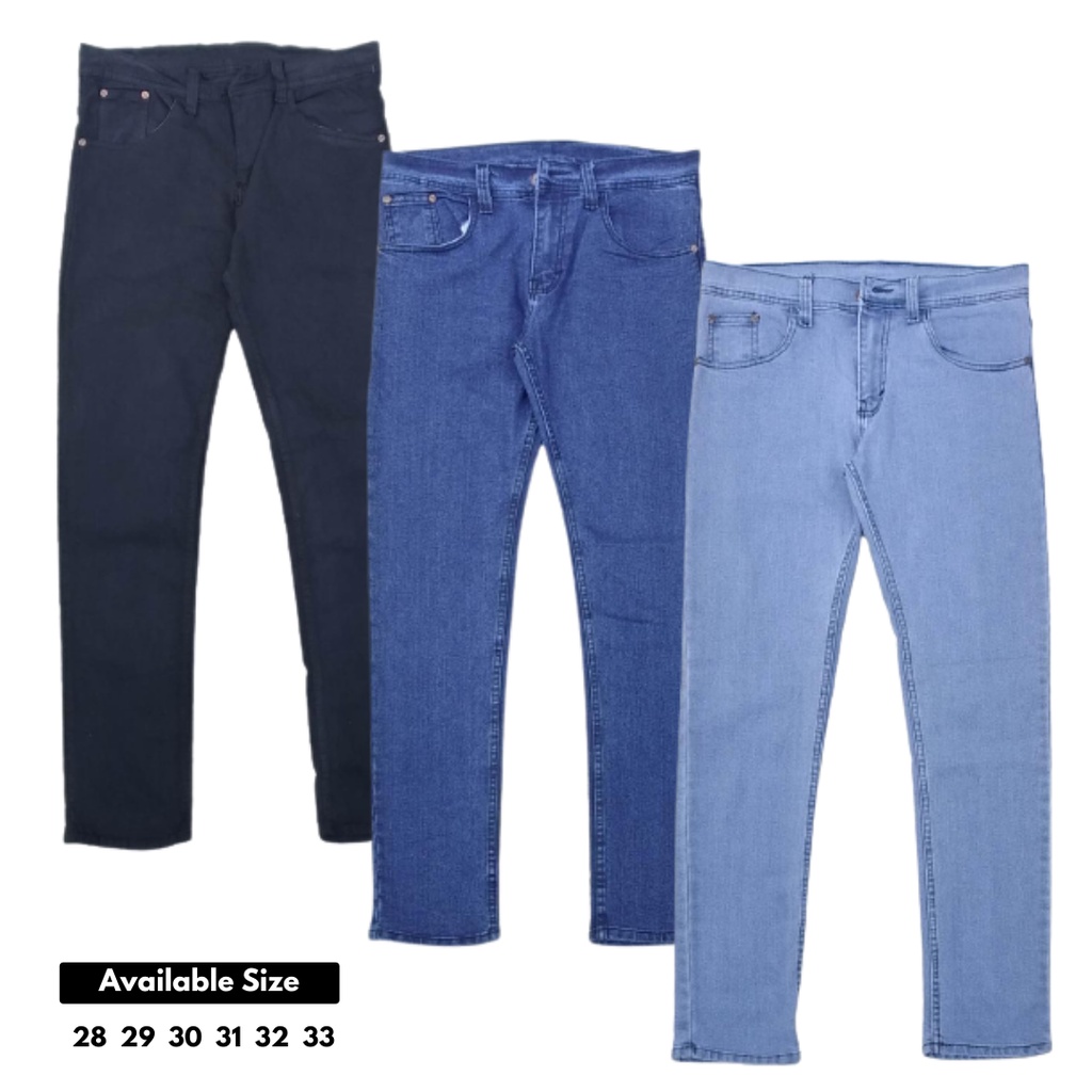 Celana Jeans TERLARIS Panjang Skinny Semi Slimfit Palmas Cowo/cowok/pria Murah dan Grosir