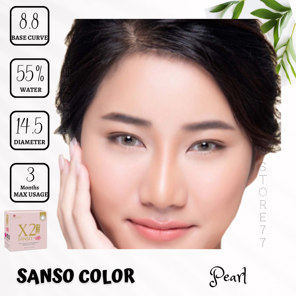 SOFTLENS X2 SANSO COLOR 14.5 HYDROGEL MINUS 0.50 sd 2.00