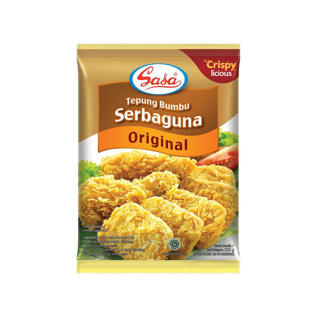

Sasa Tepung Bumbu Serbaguna Original 225gr