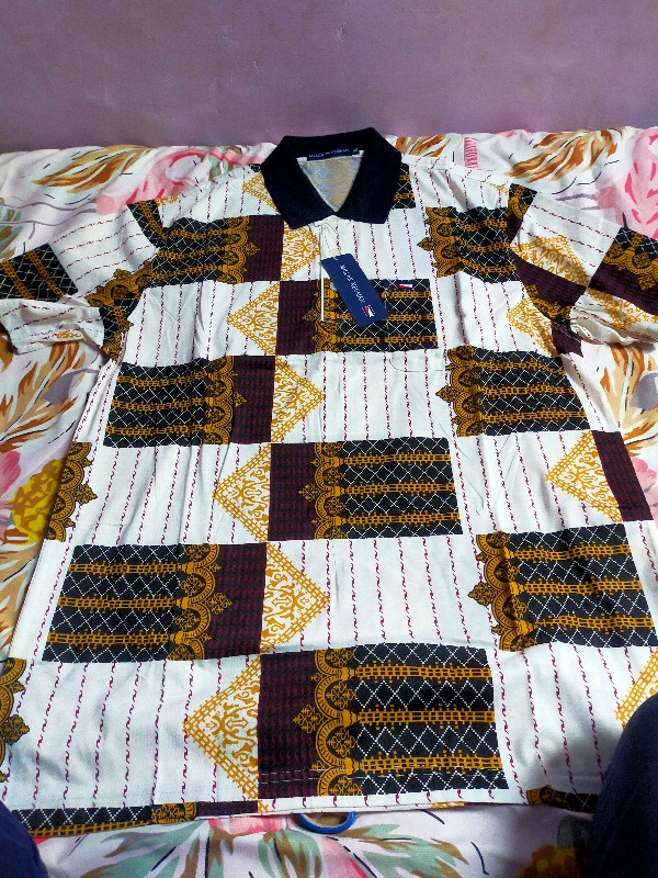 Miller Neuman Kaos Kerah Pria Bapak Dewasa Bahan Katun Berkantong Mn-101