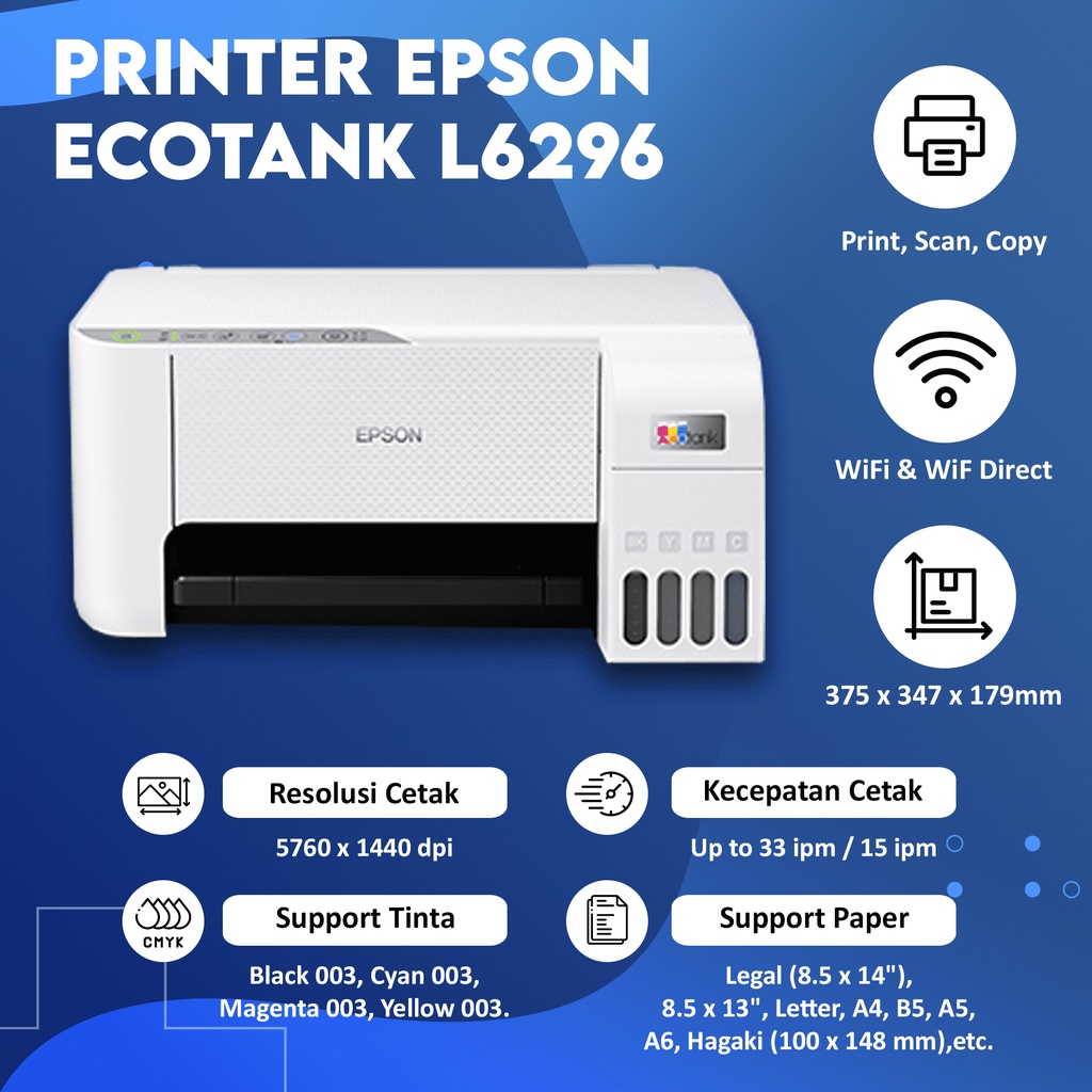 Printer Epson L3250/L3256 All in One Printer Wireless Black or White Printer