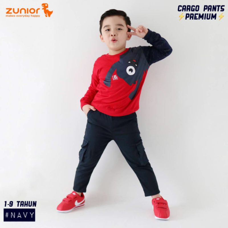 Cargo Anak Premium Zunior Navy