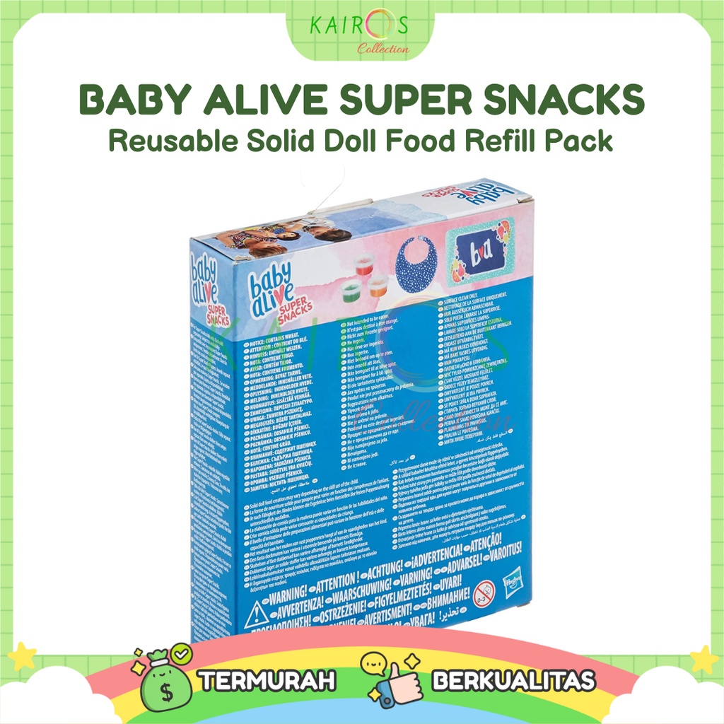 Baby Alive Super Snacks Reusable Solid Doll Food Refill Pack