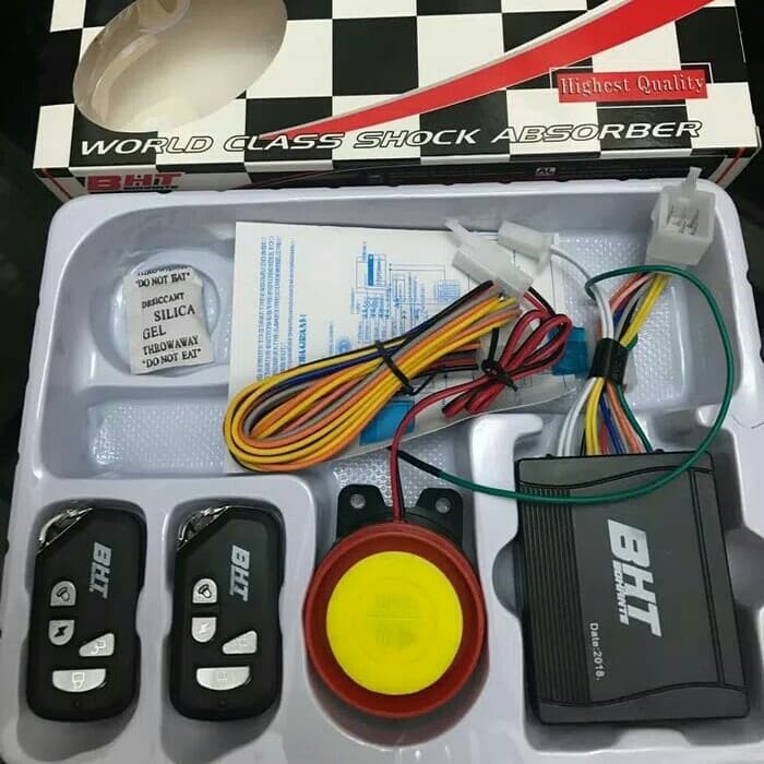 Alarm BHT Motor / Pengaman Alarm Motor BHT Remot BHT Anti Maling