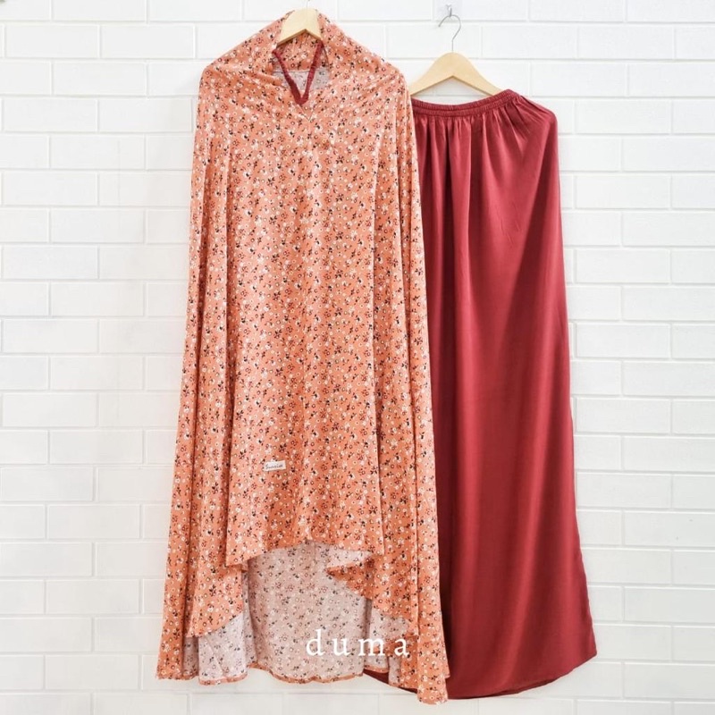 Mukena sunrise Duma | Mukena dewasa | Mukena jumbo | Mukena Rayon