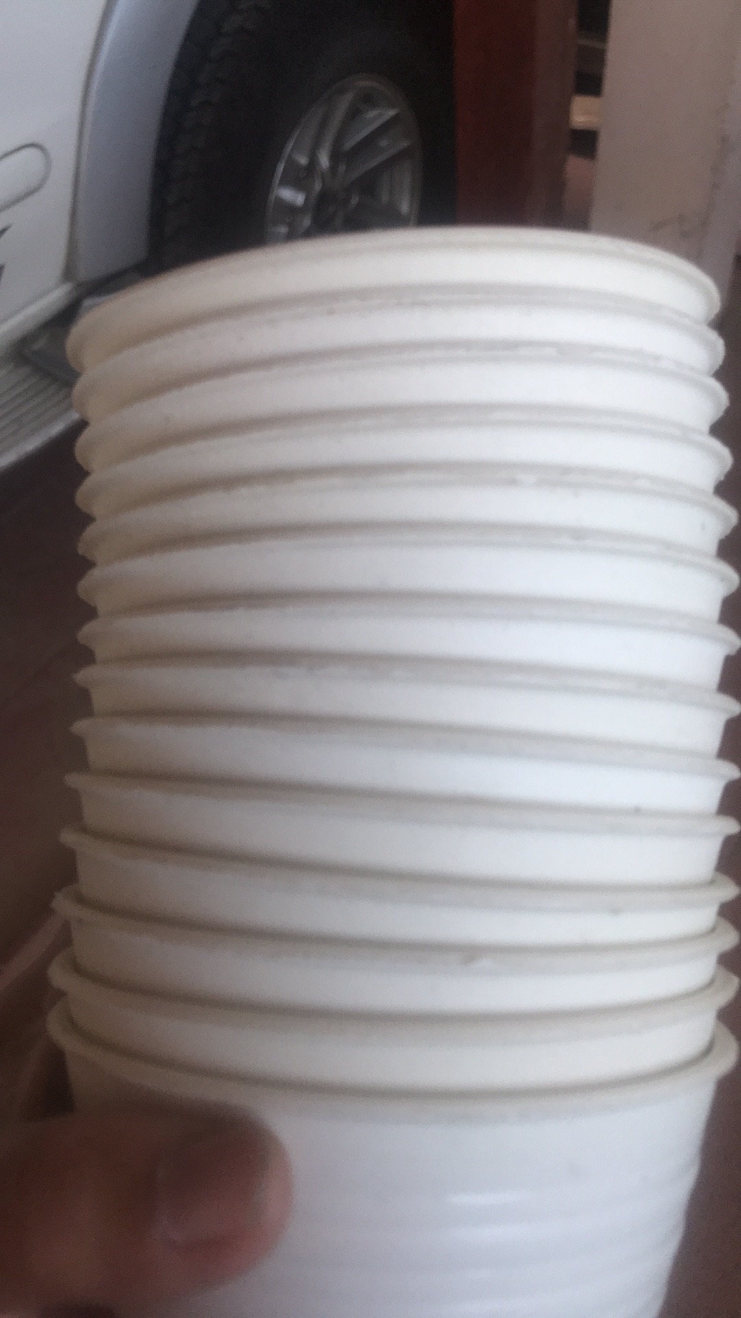 Pot Tawon 10cm Putih Pot Bunga Plastik Lusinan Murah Pot Bunga Murah Grosir Lusinan