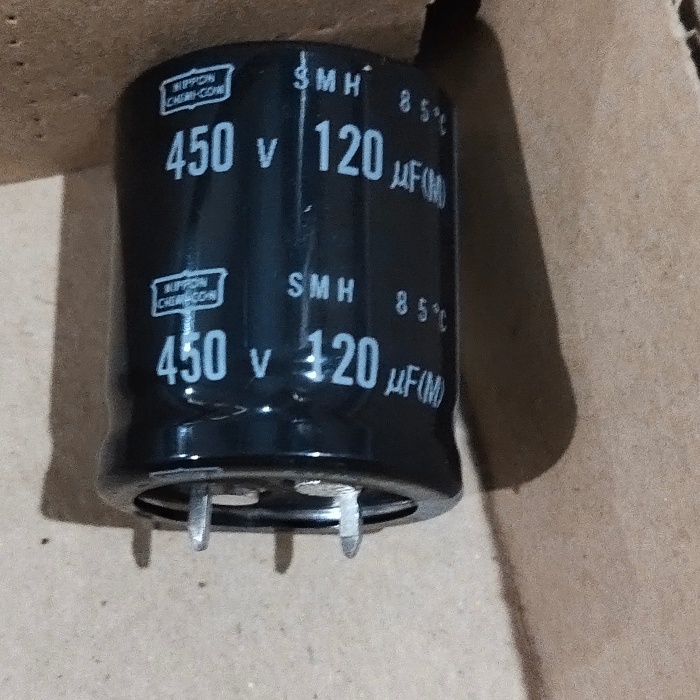 Kapasitor Elko 450v - 100uF 120uF 150uF 330uF Samwha Rubycon Nippon Original