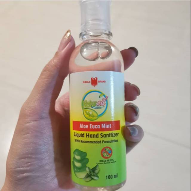 Liquid Hand Sanitizer Eagle Brand Aloe Euca Mint