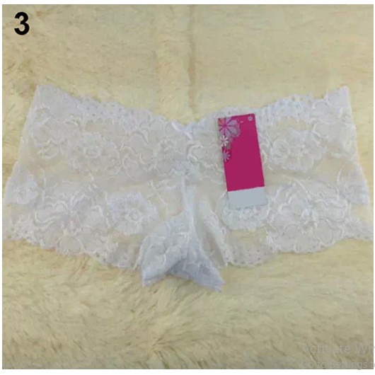 Celana Dalam Wanita Lace Boxer VAO