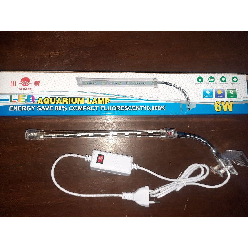 Lampu LED Jepit Aquarium Aquascape