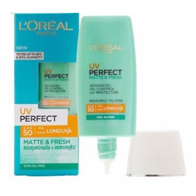 L’Oreal UV Perfect Matte & Fresh SPF 50/PA++++ | LOREAL Sunblock