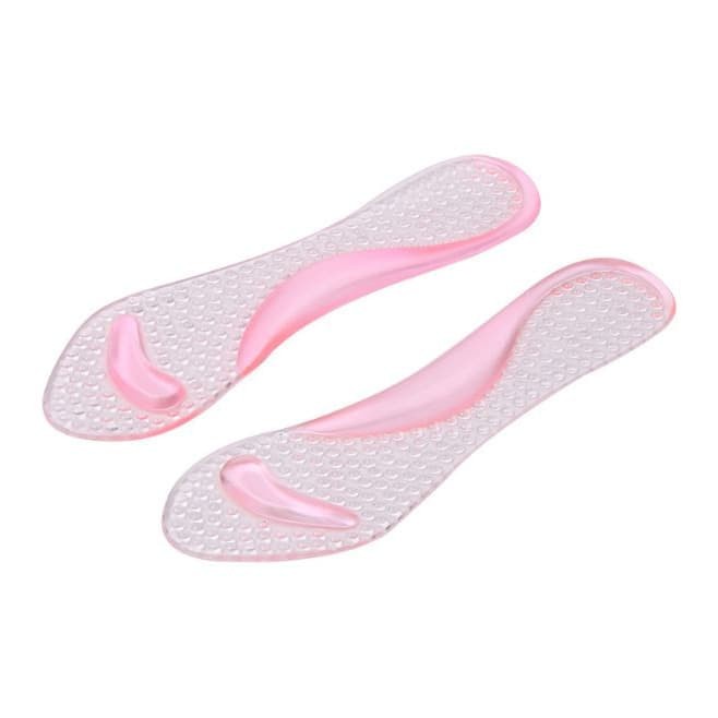 Insole Sepatu Gel Pad Foot Elastic Orthopedic Alas Kaki Silikon Sepatu Wanita Lembut