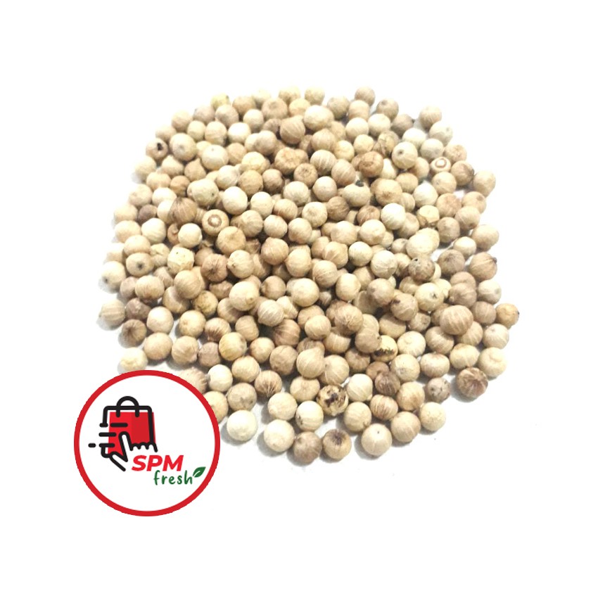 

Lada Putih Utuh Biji Merica [100 gr] Rempah Bumbu Dapur