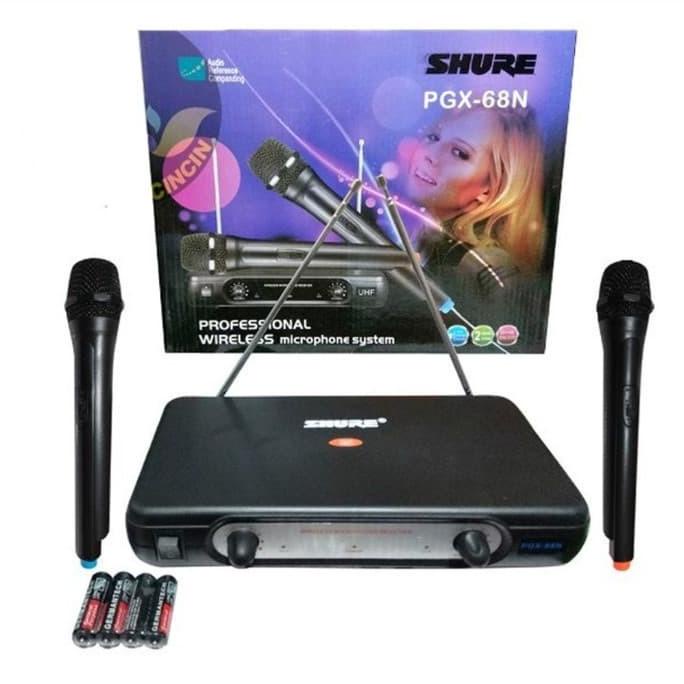 mic shure pgx68/mic wireless shure pgx 68/microphone/mic habdle