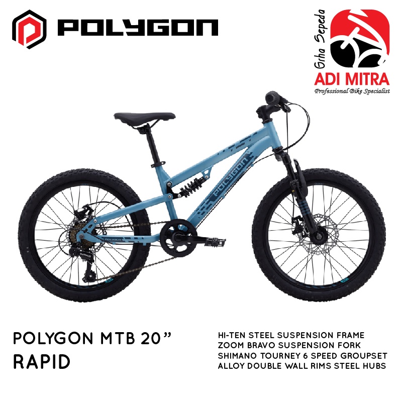 Polygon Rapid Sepeda MTB Anak 20 inch
