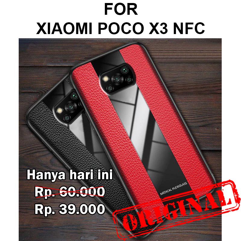 Porsche case Xiaomi Poco X3 NFC softcase casing back cover leather tpu